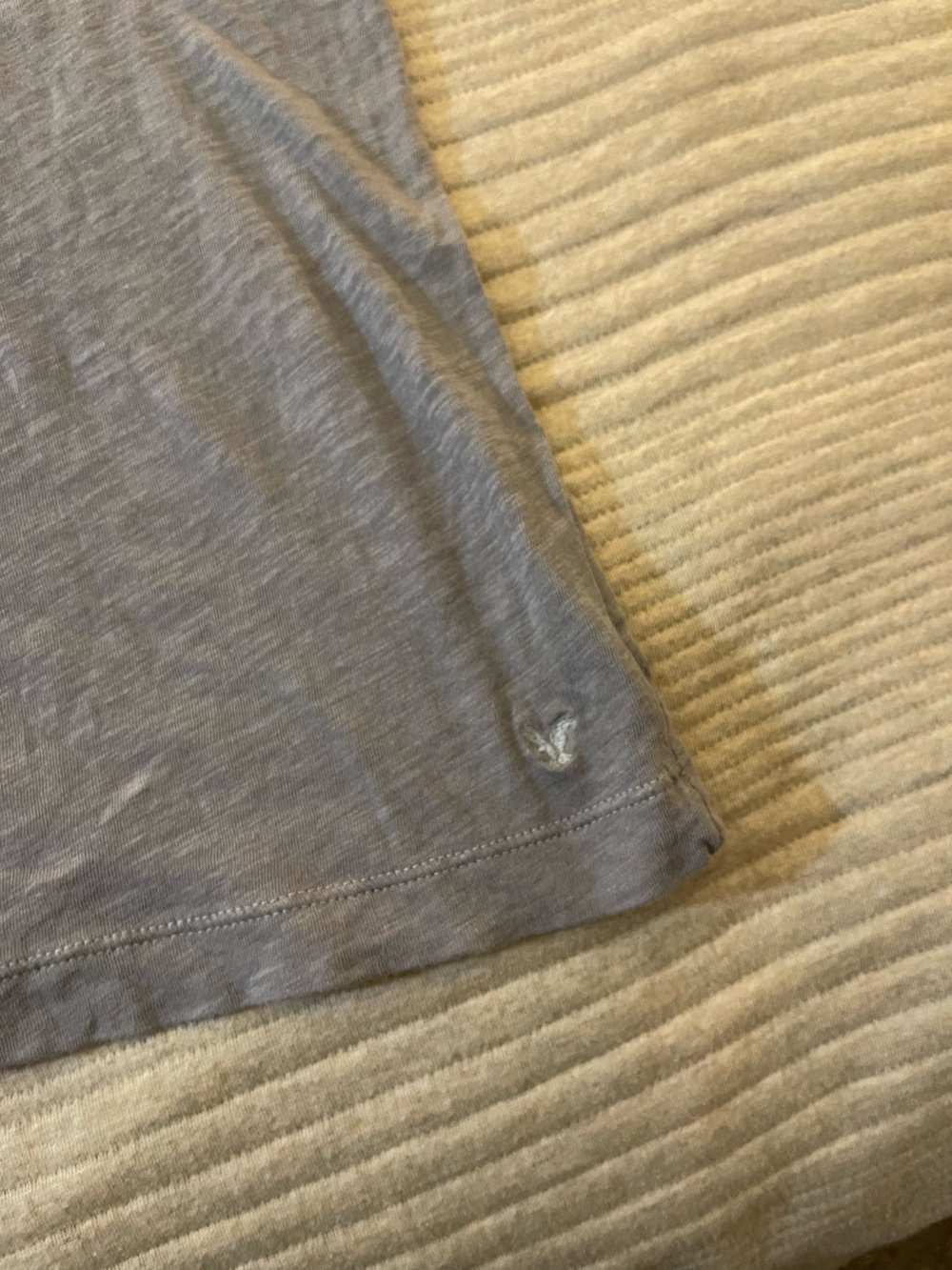 NWT American Eagle Outfitters henley top grey medium - Picture 2 of 7